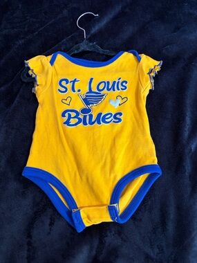 NHL St. Louis Blues Yellow and Blue Baby Bodysuit